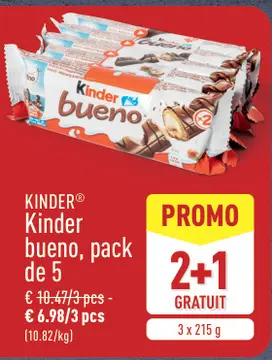 Offre: Kinder bueno, pack