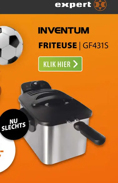 Aanbieding: Inventum GF431S Rvs