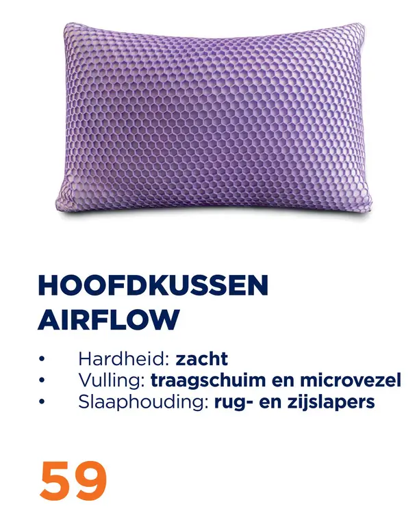 Aanbieding: Hoofdkussen airflow