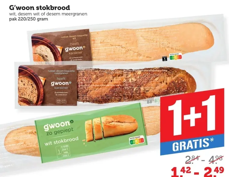 Aanbieding: stokbrood