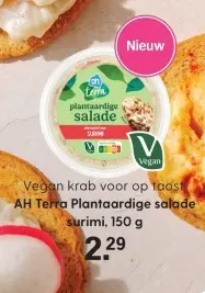 Aanbieding: AH Terra Plantaardige salade surimi