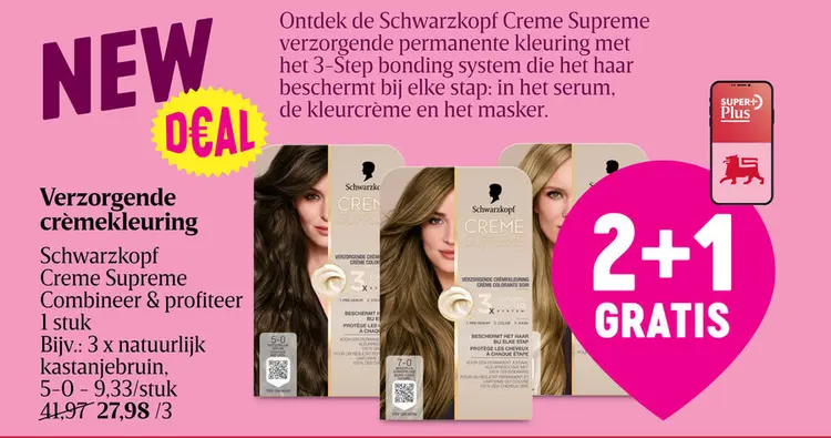Promotie: Verzorgende crèmekleuring Creme Supreme