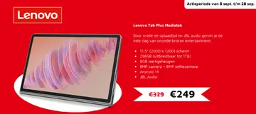 Aanbieding: Lenovo Tab Plus Mediatek