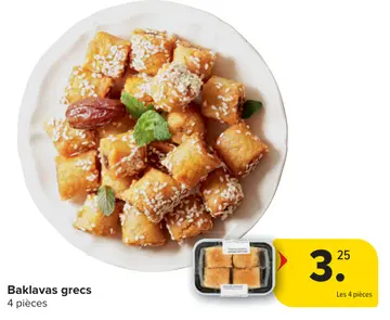 Offre: baklavas grecs