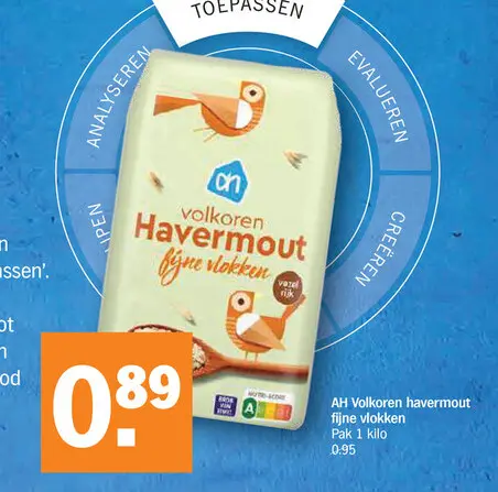 Promotie: Volkoren havermout fijne vlokken