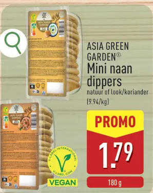 Promotie: Mini naan dippers
