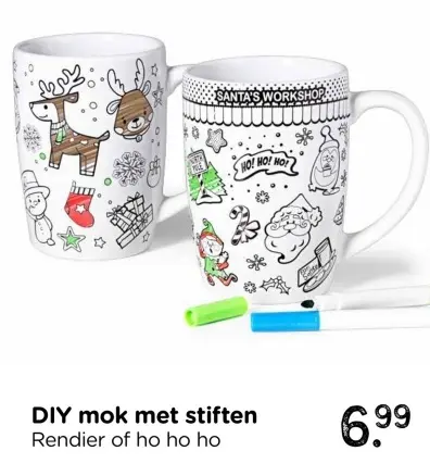 Promotie: DIY mok met stiften