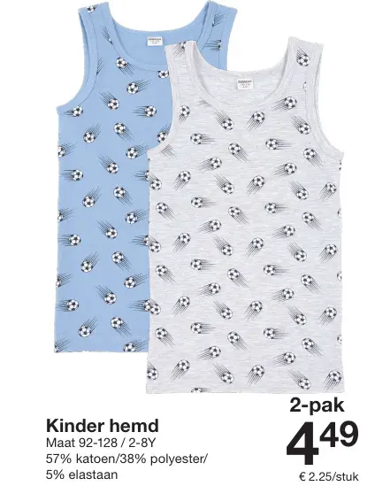 Promotie: Kinder hemd