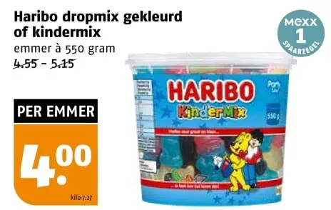 Aanbieding: Dropmix gekleurd of kindermix