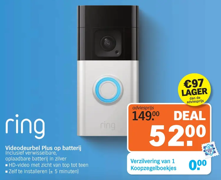 Aanbieding: Videodeurbel Plus