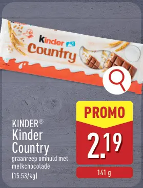 Promotie: Kinder Country