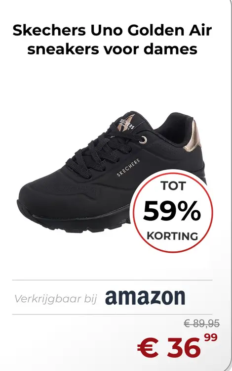 Aanbieding: Skechers Uno Golden Air sneakers voor dames