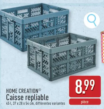 Offre: Caisse repliable