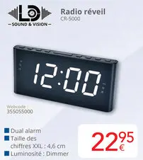 Offre: Radio réveil CR-5000