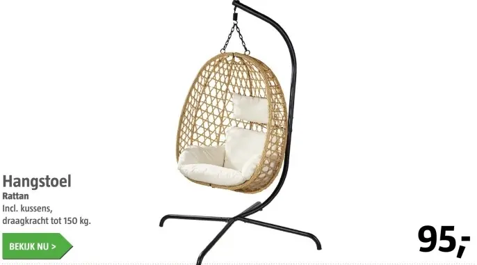 Aanbieding: Hangstoel Rattan