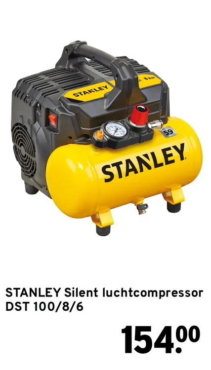 Aanbieding: Silent luchtcompressor DST 100/8/6