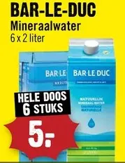 Aanbieding: Bar-Le-Duc Mineraalwater