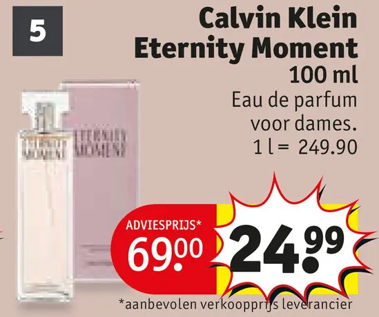 Promotie: Calvin Klein Eternity Moment