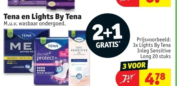 Promotie: Tena en Lights By Tena