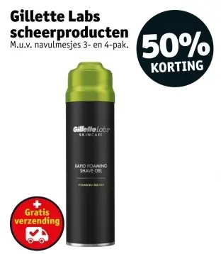 Promotie: Scheerproducten
