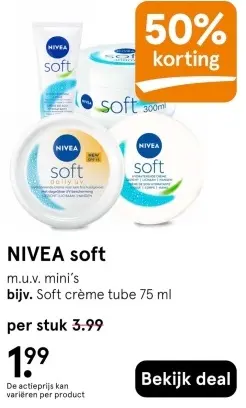 Aanbieding: NIVEA soft
