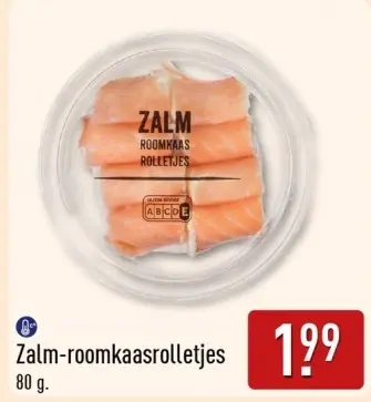 Aanbieding: Zalm-roomkaasrolletjes