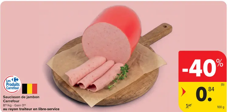 Offre: Saucisson de jambon