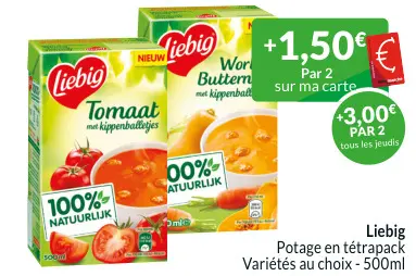 Offre: Potage en tétrapack