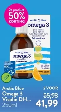 Aanbieding: Arctic Blue Omega 3 Visolie DH...
