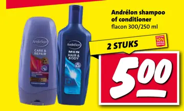 Aanbieding: Andrélon shampoo of conditioner