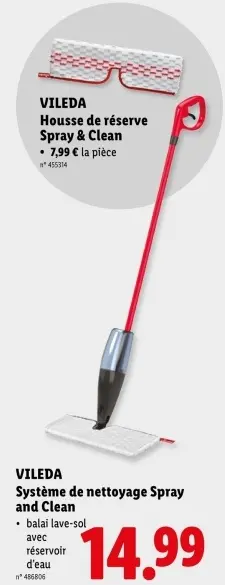 Offre: Système de nettoyage Spray and Clean