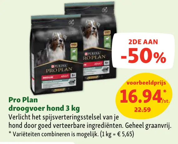 Aanbieding: droogvoer hond
