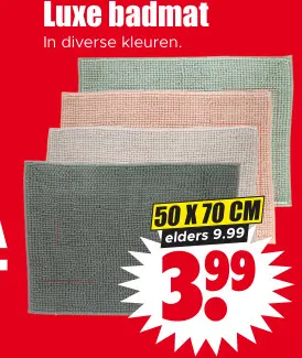 Aanbieding: Luxe badmat
