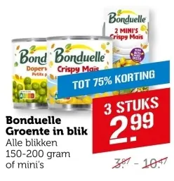 Aanbieding: Bonduelle Groente in blik