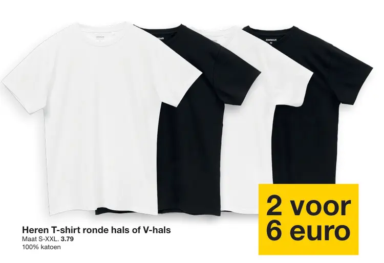 Promotie: Heren T-shirt
