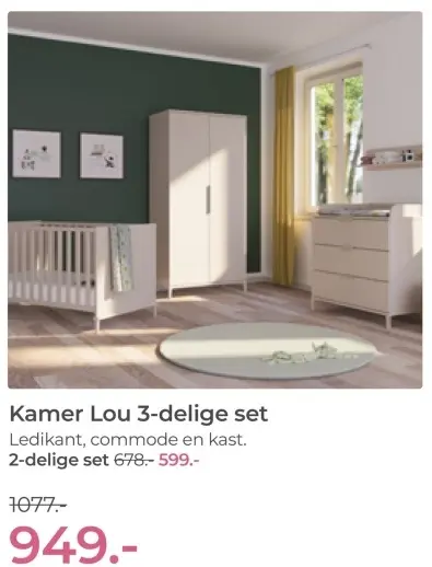 Aanbieding: Kamer Lou 3-delige set