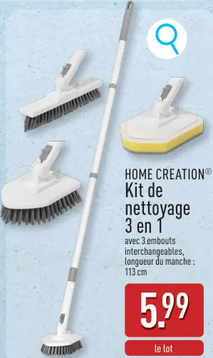 Offre: Kit de nettoyage 3 en 1