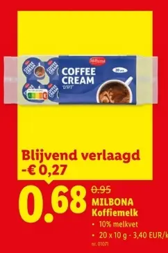Promotie: Koffiemelk