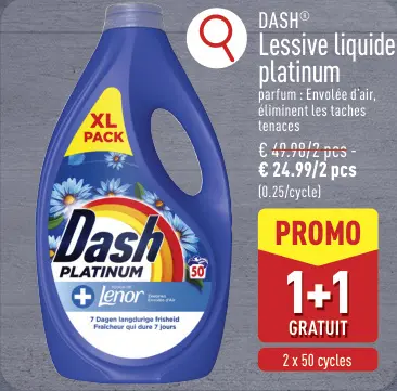 Offre: Lessive liquide platinum