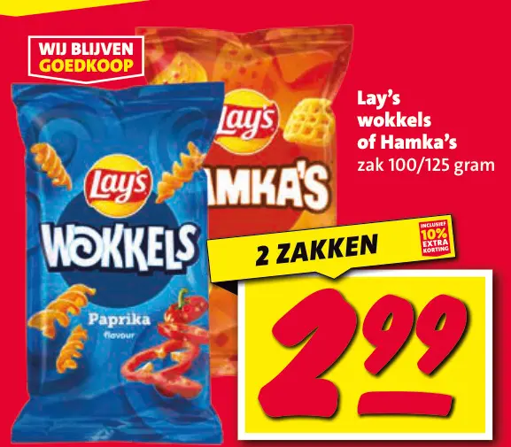Aanbieding: Wokkels of Hamka's