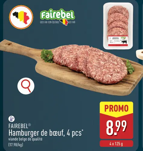 Offre: Hamburger de bœuf