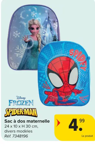 Offre: Sac à dos maternelle