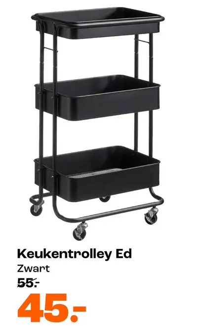 Promotie: Keukentrolley Ed
