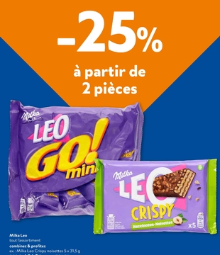 Offre: Milka Leo Crispy noisettes