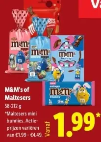 Aanbieding: M&M's of Maltesers