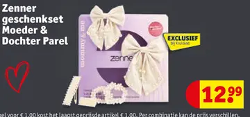 Aanbieding: Zenner Geschenkset Moeder & Dochter Parel