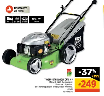 Offre: Tondeuse thermique cpt51cp