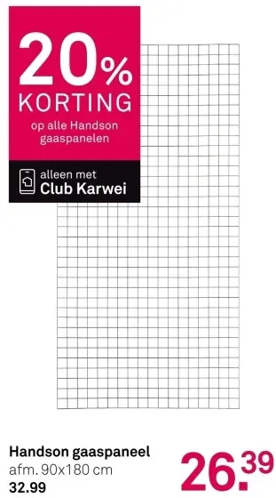 Aanbieding: Gaaspaneel