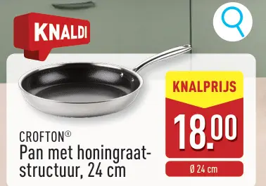 Aanbieding: Pan met honingraatstructuur