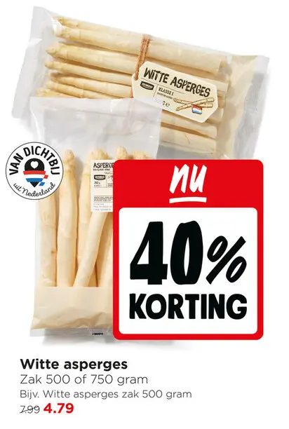 Aanbieding: Witte asperges